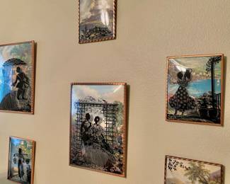 Assortment of Silhouettes with Convex Glass