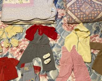 Assortmentof Vintage Baby Clothes