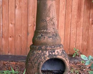 Terra Cotta Chiminea 