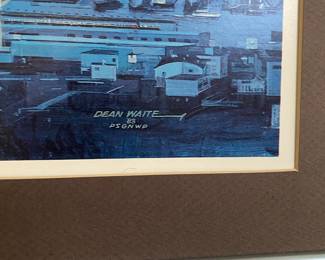 Seattle Skyline Print - The Emerald City Circa 1983 by Dean Waite