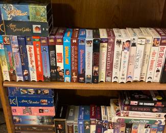 Assortment of VHS Tapes