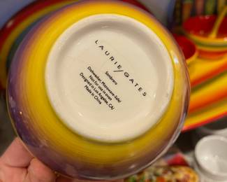 7 Piece Laurie Gates "Sombrero" Serving Set
