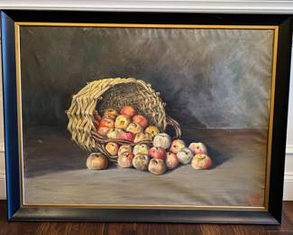 Still life painting signed by R. Coll