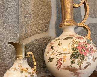 Italian ceramic carafes