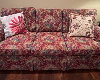 Ethan Allen floral sofa