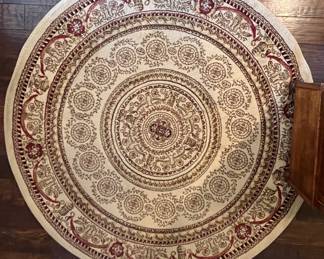 Round area rugs (approx. 5' in diameter)