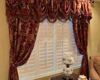 Croscill curtains (matches queen bed set)