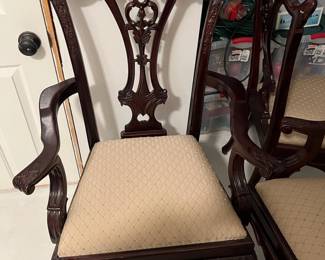 Mahogany Chippendale Chairs, set of 5