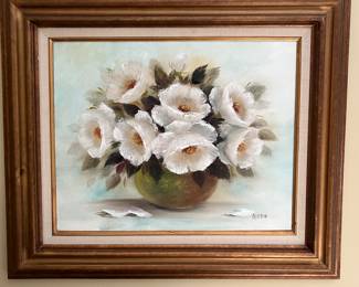 Floral painting by Austin