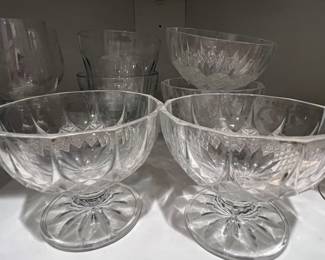 Assorted glassware