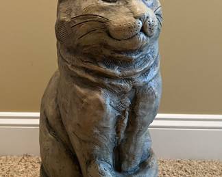 Cat statue "Oscar" designed by Atlanta artist Telle M. Stein