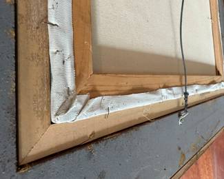 H3 - $175. Large Signed Painting (Robert L?) Measures 40" x 34"