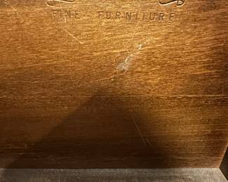 G31 - $225. White Furniture - Mebane NC Dresser with Mirror. Measures 22.5" deep x 63" wide x 36.5" tall. Mirror is 49" x 34". Overall very good vintage condition. All drawers slide.