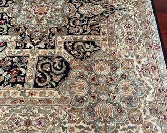 R1 - $550. Jaipur Rugs brand. Measures 108" x 141". (Ebony & Sand) Retail was $2800.