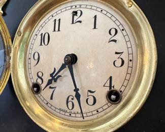 H5 - $150 - Mantle Clock. F S (Sessions?) Made in USA. Works - has key. Measures 18" long x 12" tall. $150 - Mantle Clock. F S (Sessions?) Made in USA