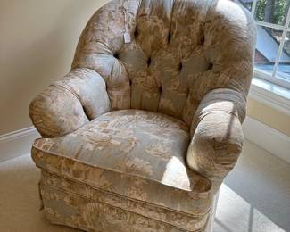 G17 - $275. Sam Moore Swivel Glider Rocker Measures 34" wide x 37" tall.
