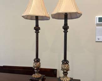 G34 - $40 - Pair of Table Lamps.
