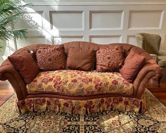 G20 - $325. Paladin Furniture Formal Sofa. Measures 41" deep x 80" long x 39" tall. Very deep seat and comfortable!