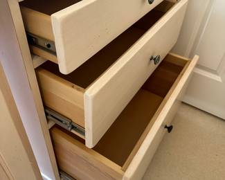 R15 - $275. Moves in 3 pieces - sewing desk with electric lift table for machine.