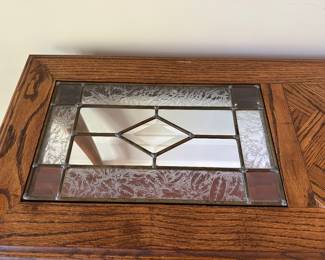 G6 - $75. Sofa Table measures 15.5" deep x 55.5" wide x 25.5" tall.