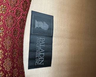 G20 - $325. Paladin Furniture Formal Sofa. Measures 41" deep x 80" long x 39" tall. Very deep seat and comfortable!