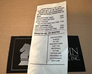 G4 - $300 - Paladin Chair & Ottoman. Chair measures 36.5" wide x 37" tall. Was in a guest bedroom - barely used. EXCELLENT condition!