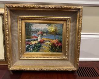 H15 - $40 - Framed art measures 18" x 16".