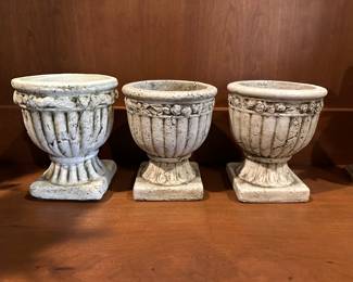 H56 - $5 each - small decorative urns.