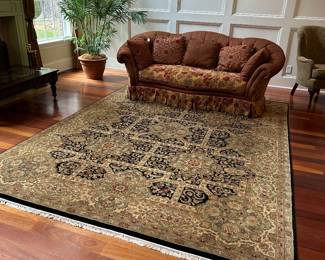 R1 - $550. Jaipur Rugs brand. Measures 108" x 141". (Ebony & Sand) Retail was $2800.