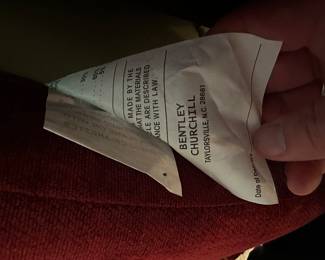 G26 - $550. Bentley Churchill Chaise in excellent condition.