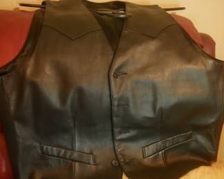 leather vest