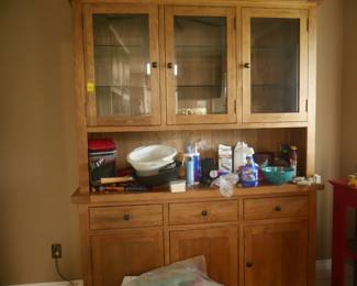 real wood hutch