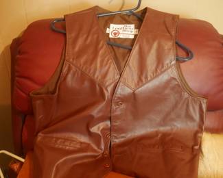 leather vest
