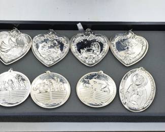Wallace & Towle Sterling Silver Ornaments -- $60 each