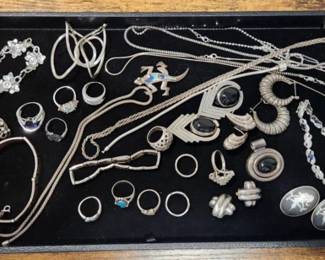 Misc Sterling Silver pieces - Sold by weight