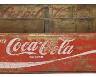 CocaCola Wood Crate