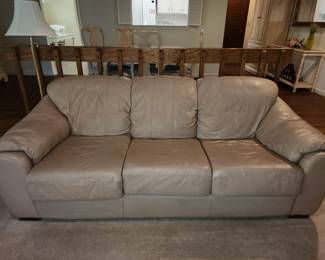Leather sofa