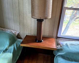 Mcm table and lamp