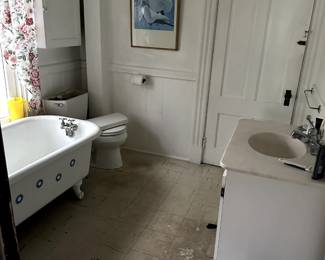 Bathroom art and basic essentials