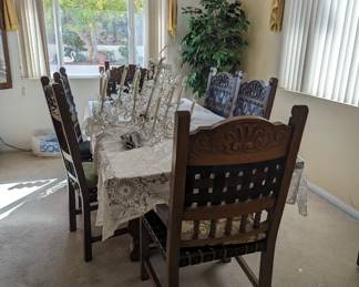 Spanish Style Formal Dining Set