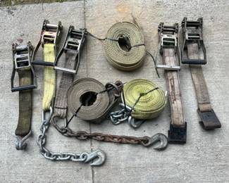  5 Ratchets & 3 Straps - Heavy Duty
