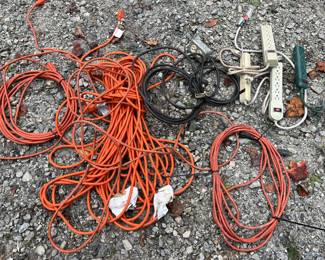 4 Extension Cords & 4 Surge Protectors
