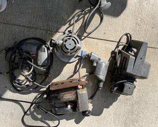Drills, Router, Sander, & Jig Saw