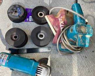 Makita Disk Grinder & Makita Finish Sander