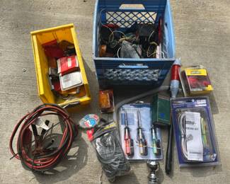 Jumper Cables, Ball Hitch, Siphon & More