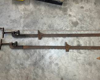 Large 61" Vintage Bar Clamps