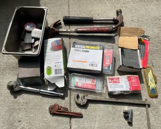 Staples, Brad Nail Strips, Hammers, and more