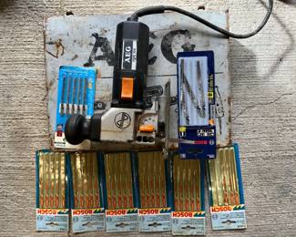 AEG Jig Saw &  New Bosch Saw Blades