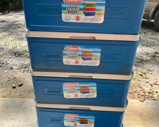 5 Coleman Party Stacker Coolers