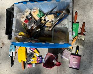 Painting Supplies, Roller Pads, Paint Brushes...